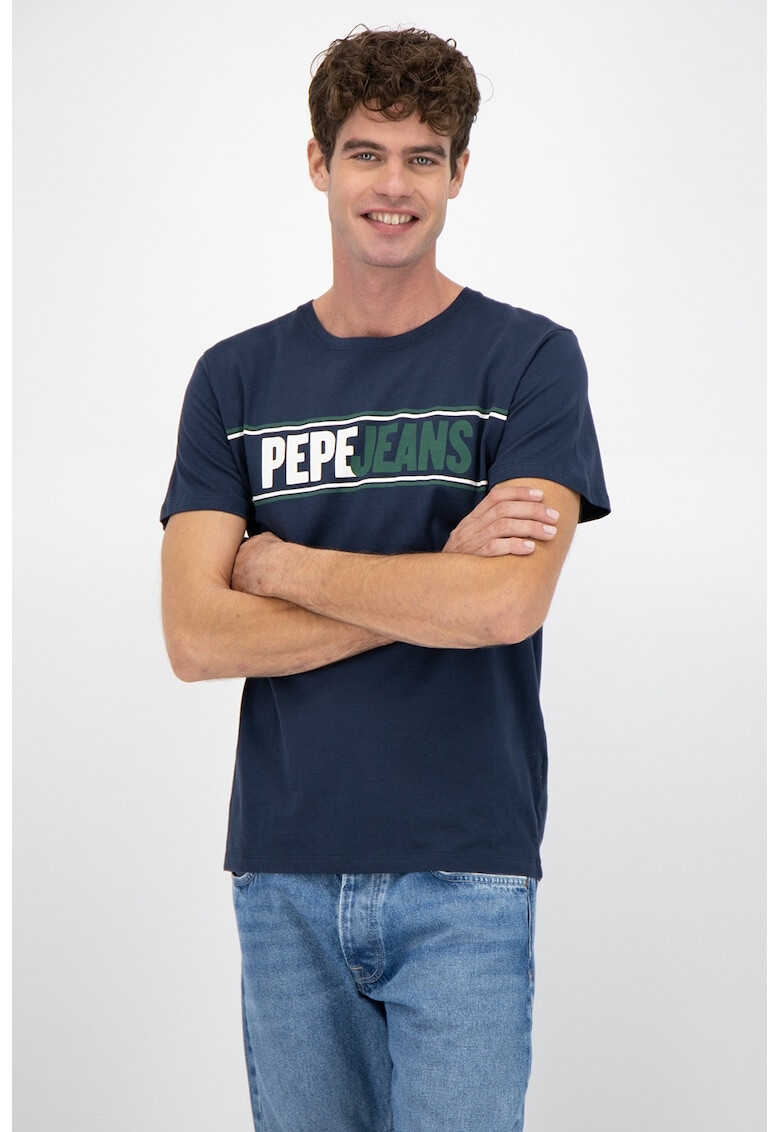 Pepe Jeans London Тениска с лого - Pepit.bg