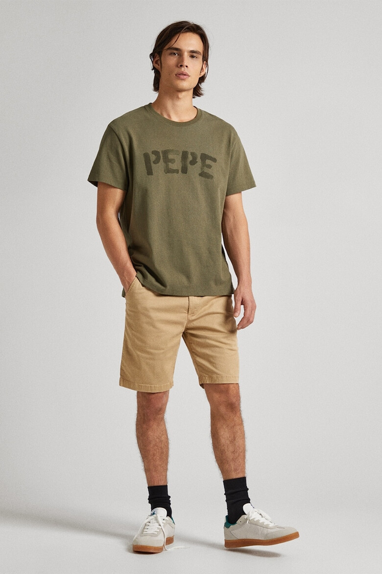 Pepe Jeans London Тениска с лого - Pepit.bg