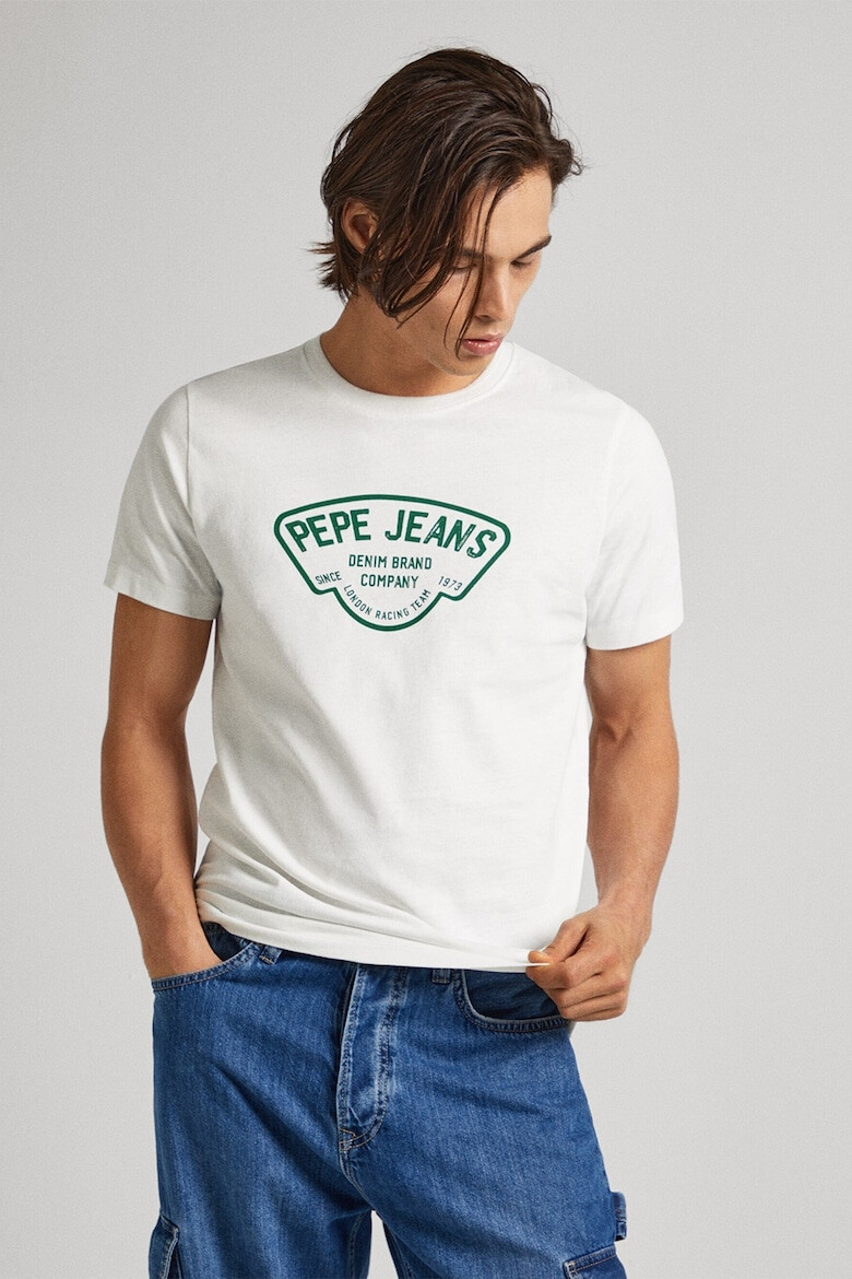 Pepe Jeans London Тениска с лого - Pepit.bg