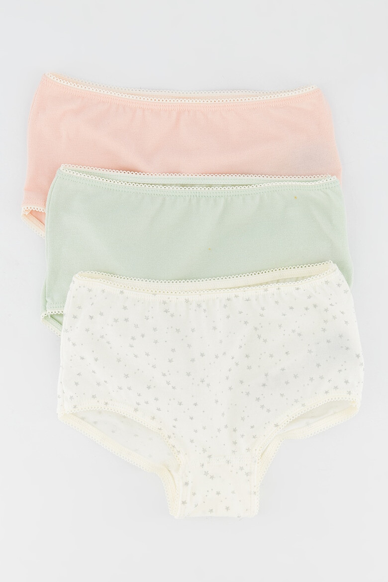 PETIT BATEAU Бикини с памук - 3 чифта - Pepit.bg