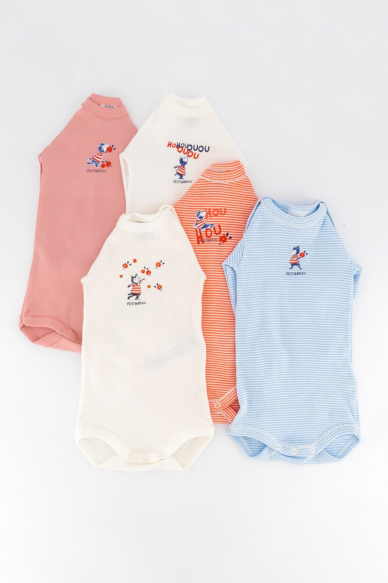 PETIT BATEAU Бодита с шарки - 5 броя - Pepit.bg