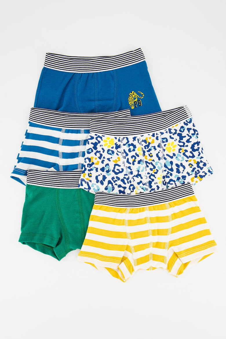 PETIT BATEAU Памучни боксерки - 5 чифта - Pepit.bg