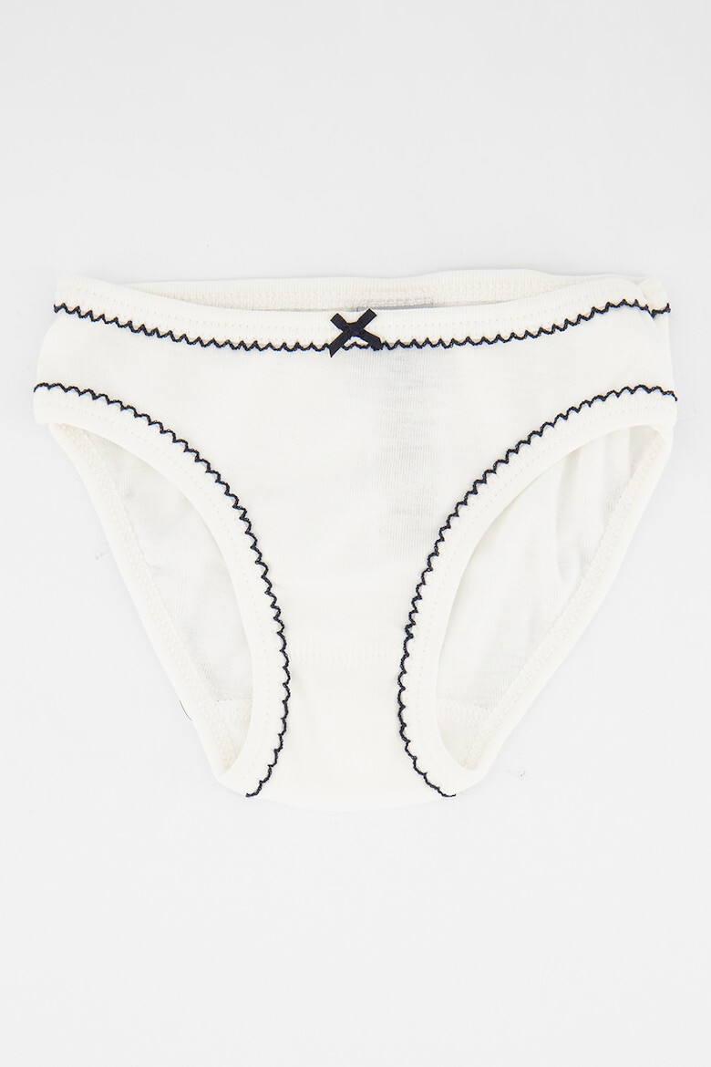 PETIT BATEAU Раирани памучни бикини 3 чифта - Pepit.bg