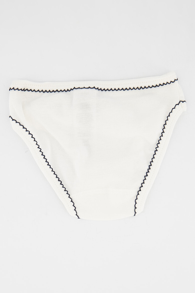 PETIT BATEAU Раирани памучни бикини 3 чифта - Pepit.bg