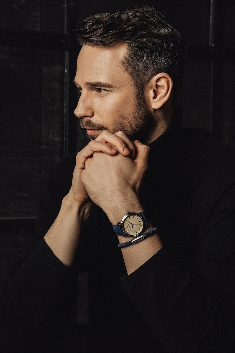 Philipp Blanc Часовник и кожена гривна - Pepit.bg