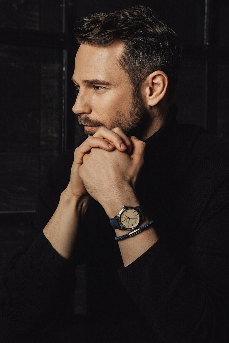 Philipp Blanc Сплетена кожена гривна - Pepit.bg