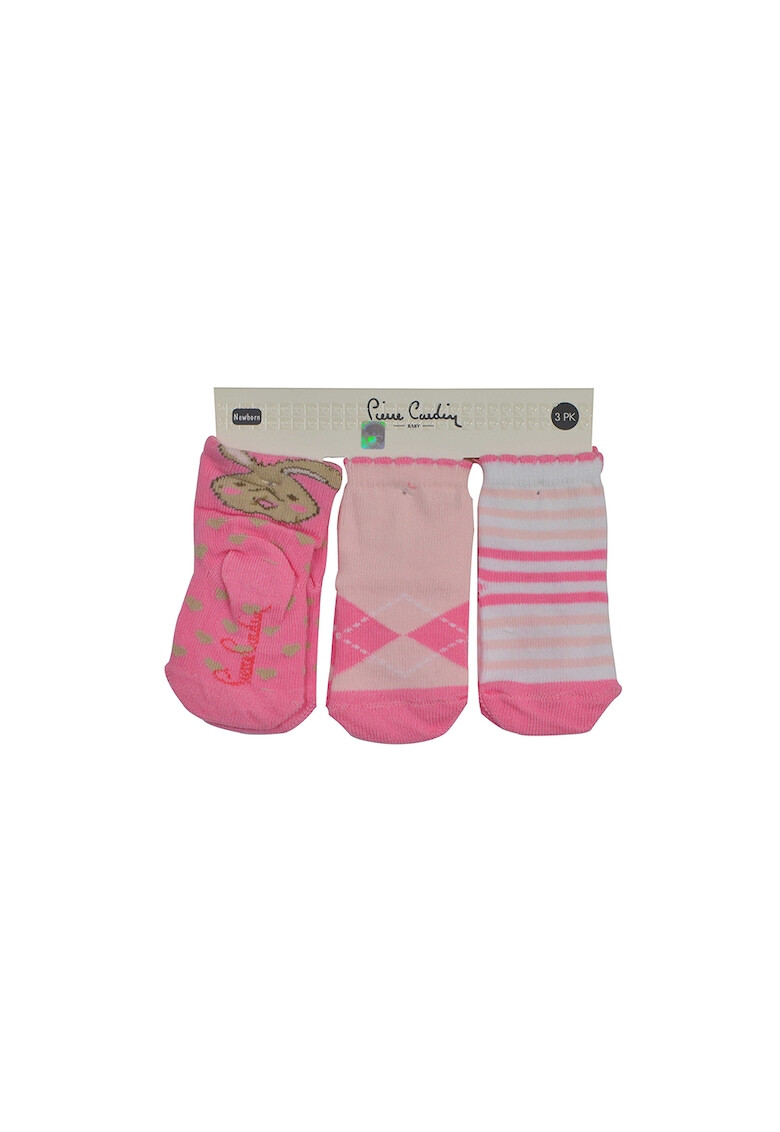 Pierre Cardin Baby Чорапи с разнородна шарка - 3 чифта - Pepit.bg