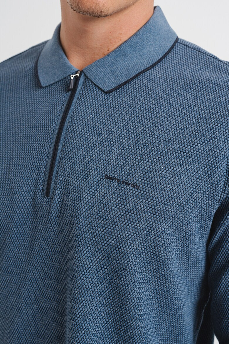Pierre Cardin Блуза с яка и къс цип - Pepit.bg