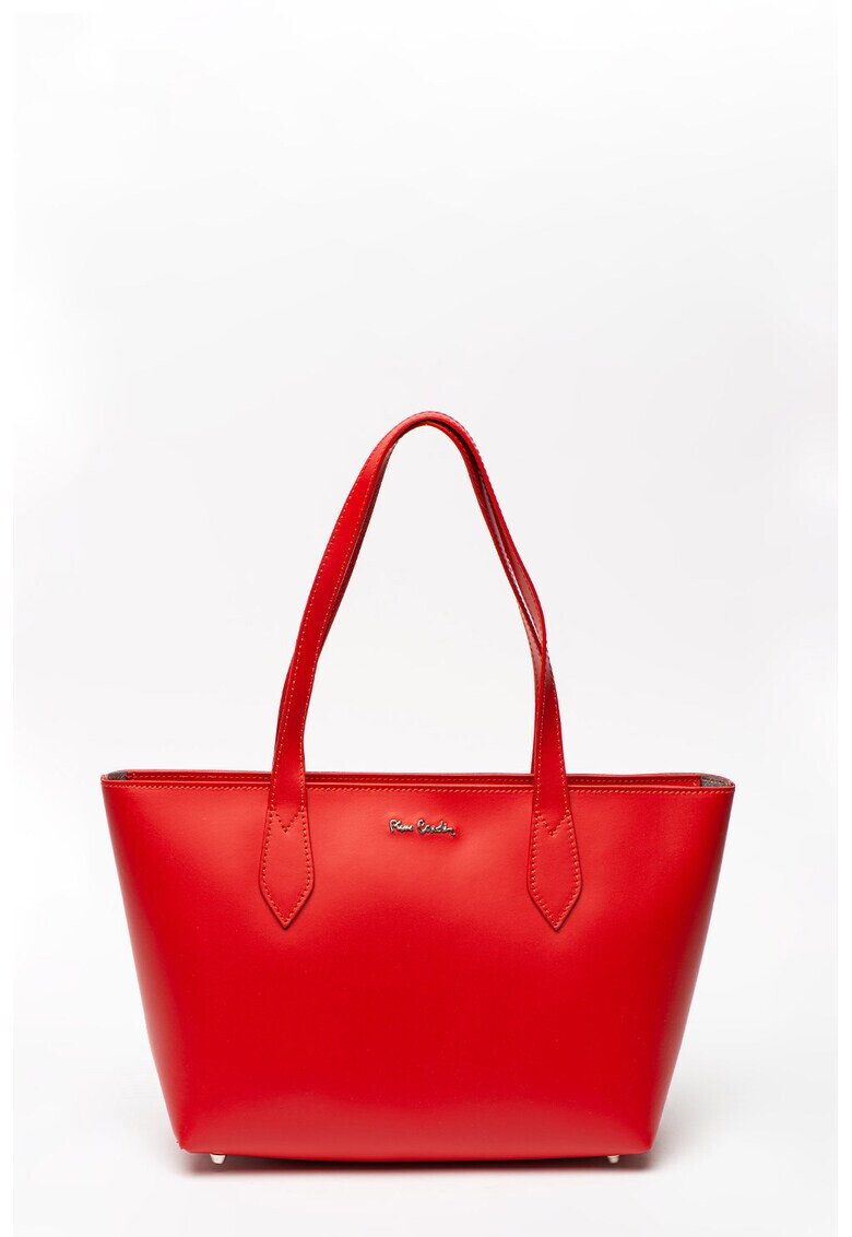 Pierre Cardin Кожена чанта с лого - Pepit.bg