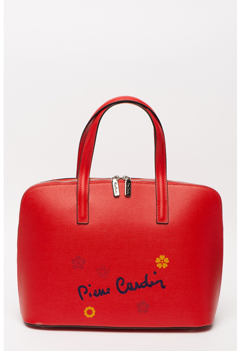Pierre Cardin Кожена чанта Stampato - Pepit.bg