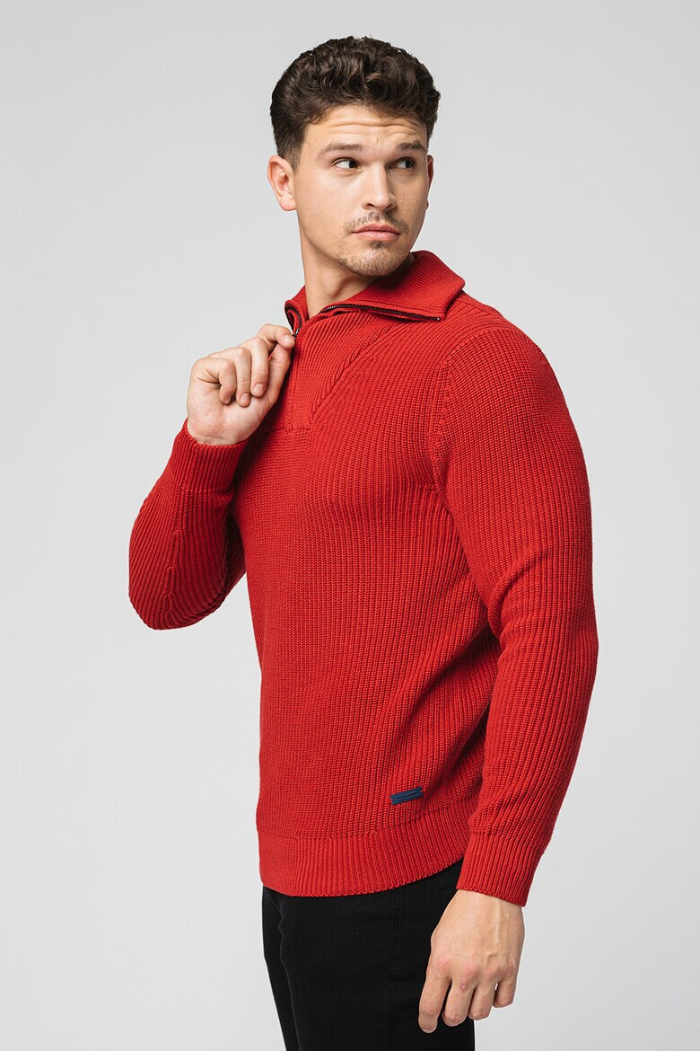 Pierre Cardin Пуловер с къс цип - Pepit.bg