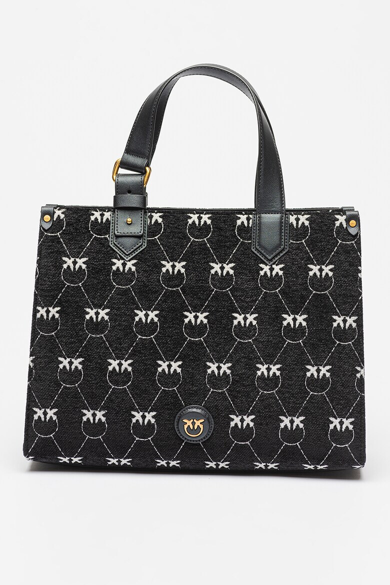 Pinko Чанта с монограм - Pepit.bg