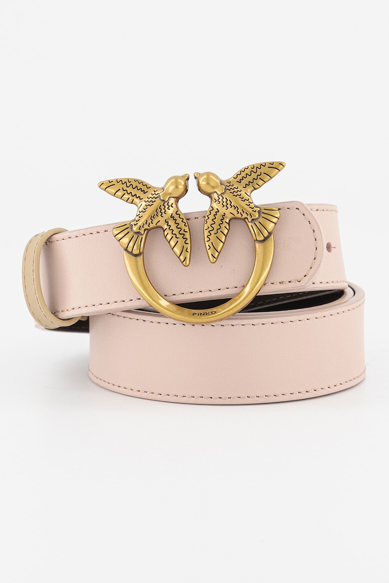 Pinko Двулицев кожен колан Love Berry - Pepit.bg