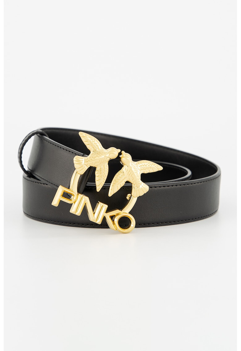 Pinko Кожен колан Aster Simply с лого - Pepit.bg
