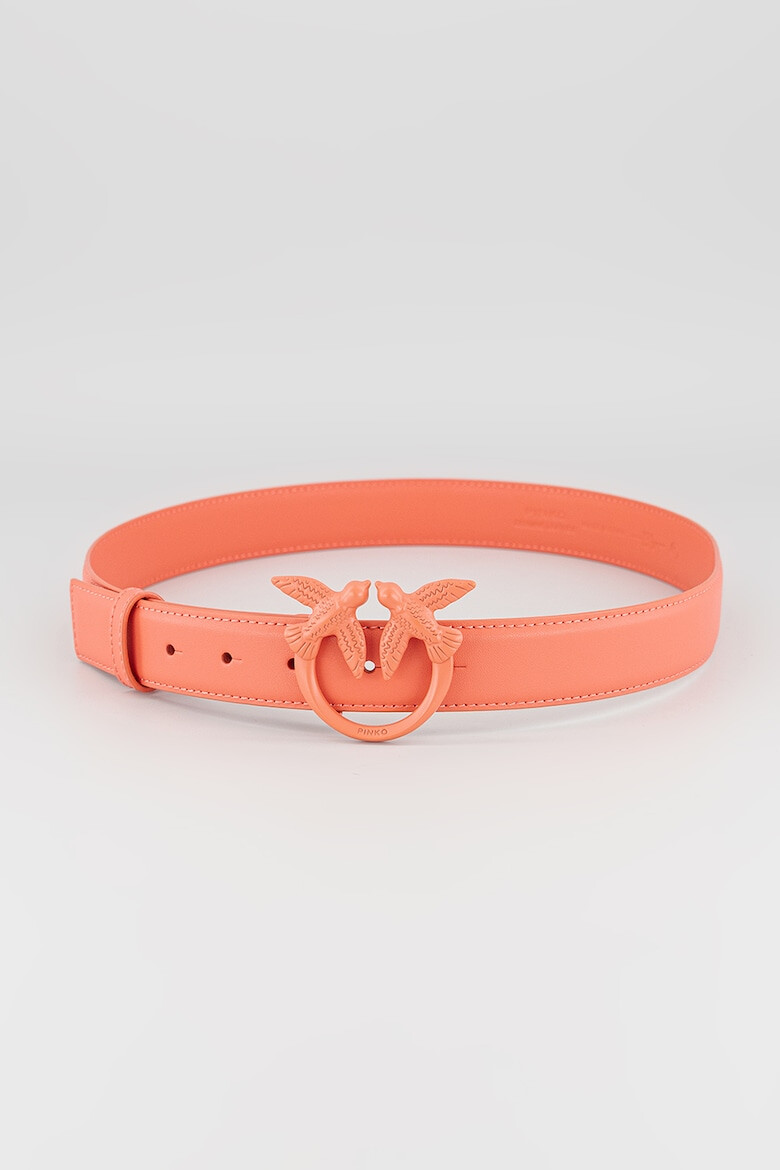 Pinko Кожен колан Love Berry - Корал - Pepit.bg