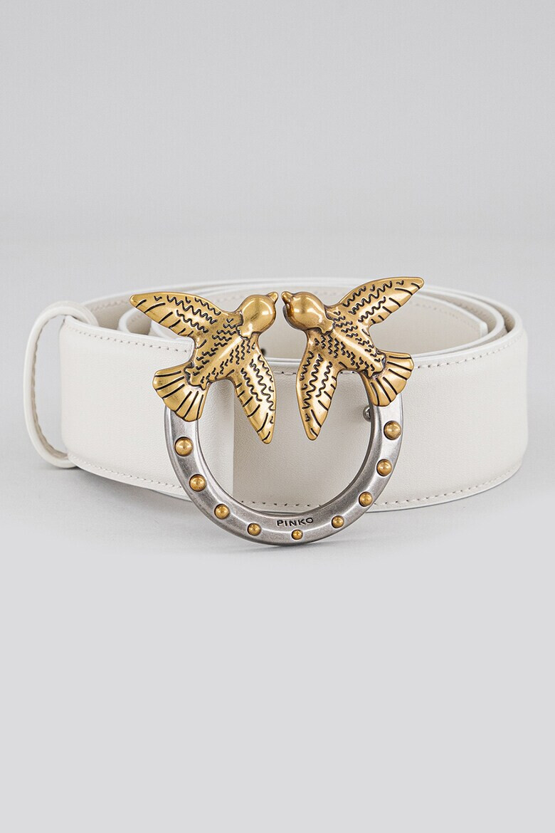 Pinko Кожен колан Love Birds с капси - Pepit.bg