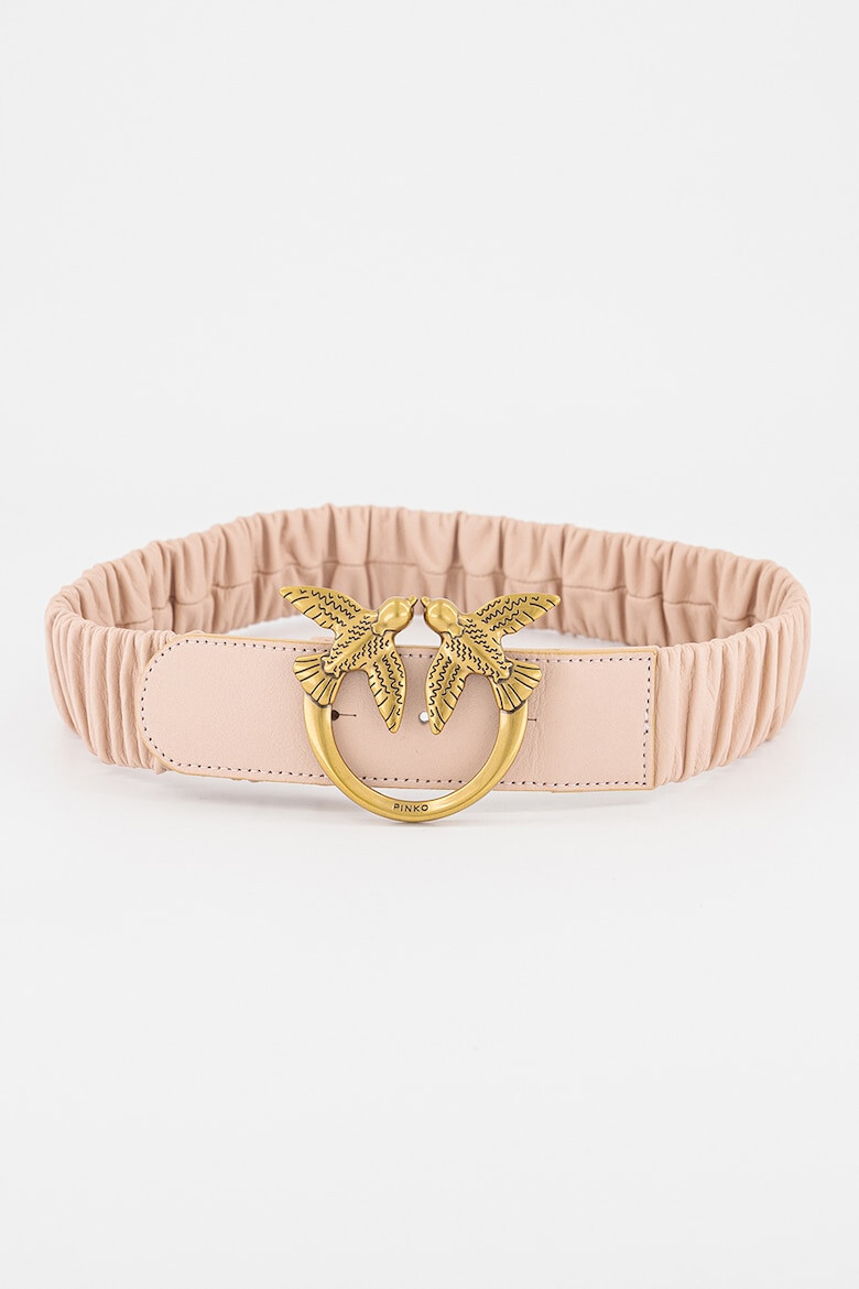 Pinko Кожен колан Love Elastic с лого - Pepit.bg