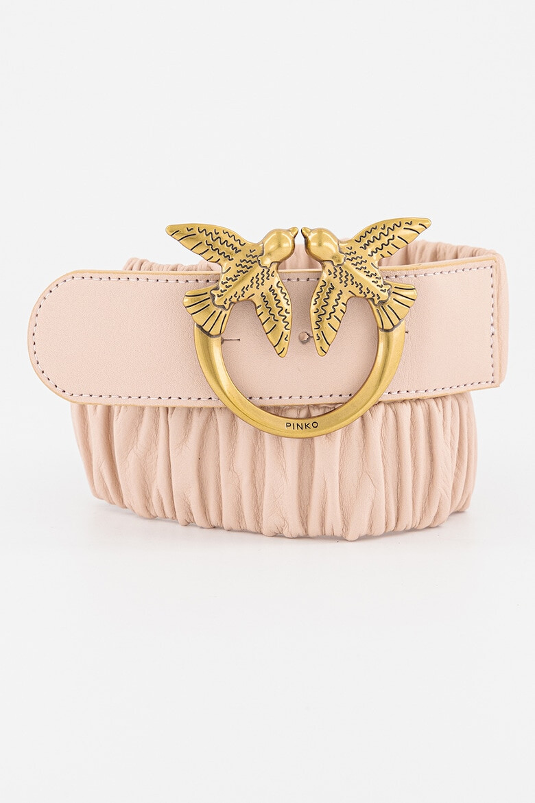 Pinko Кожен колан Love Elastic с лого - Pepit.bg