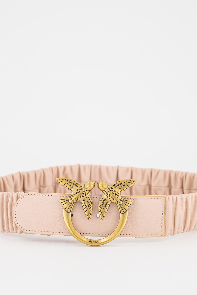 Pinko Кожен колан Love Elastic с лого - Pepit.bg