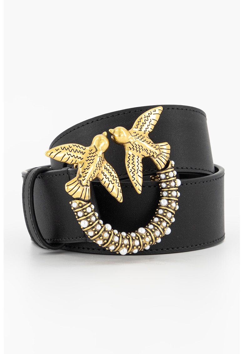 Pinko Кожен колан Love Jewel - Pepit.bg