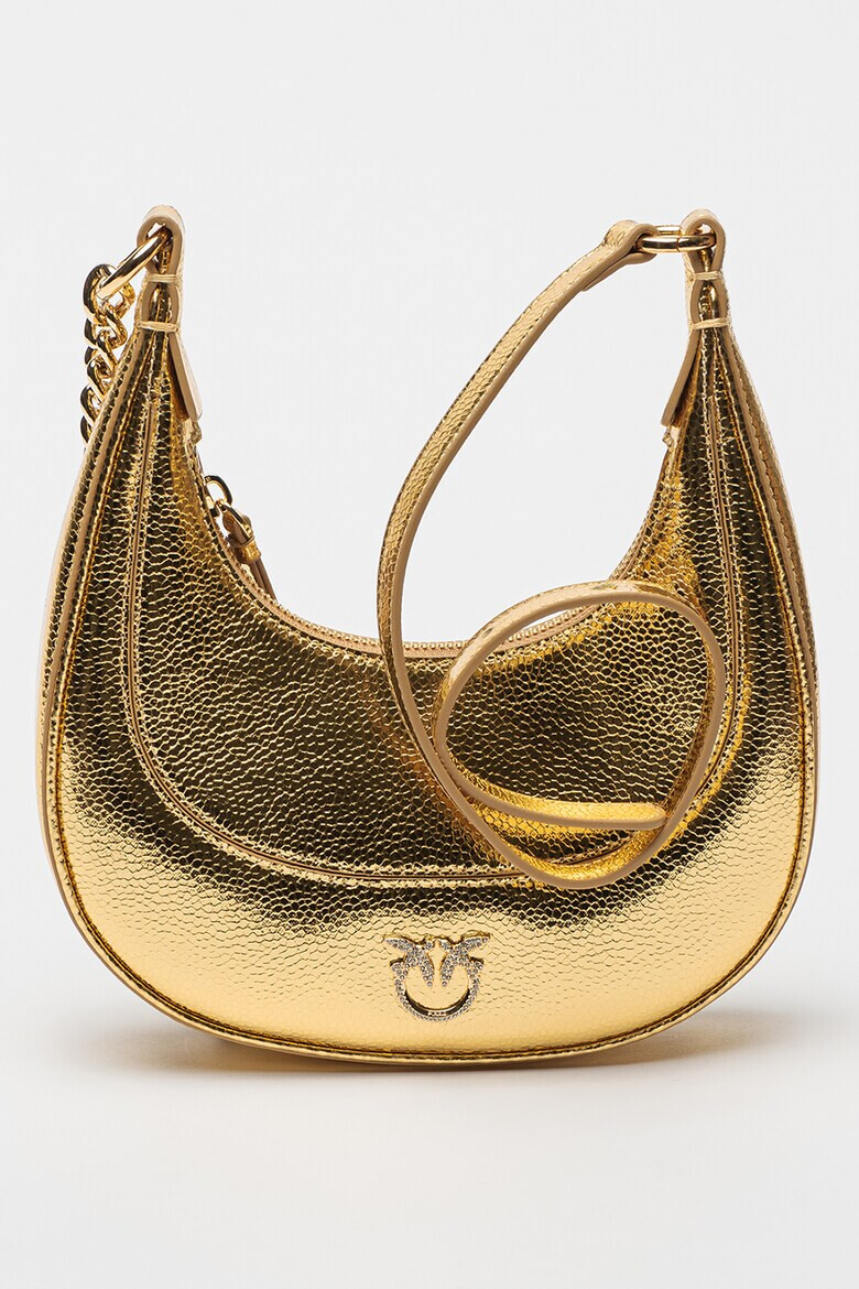 Pinko Кожена чанта Brioche - Златист - Pepit.bg