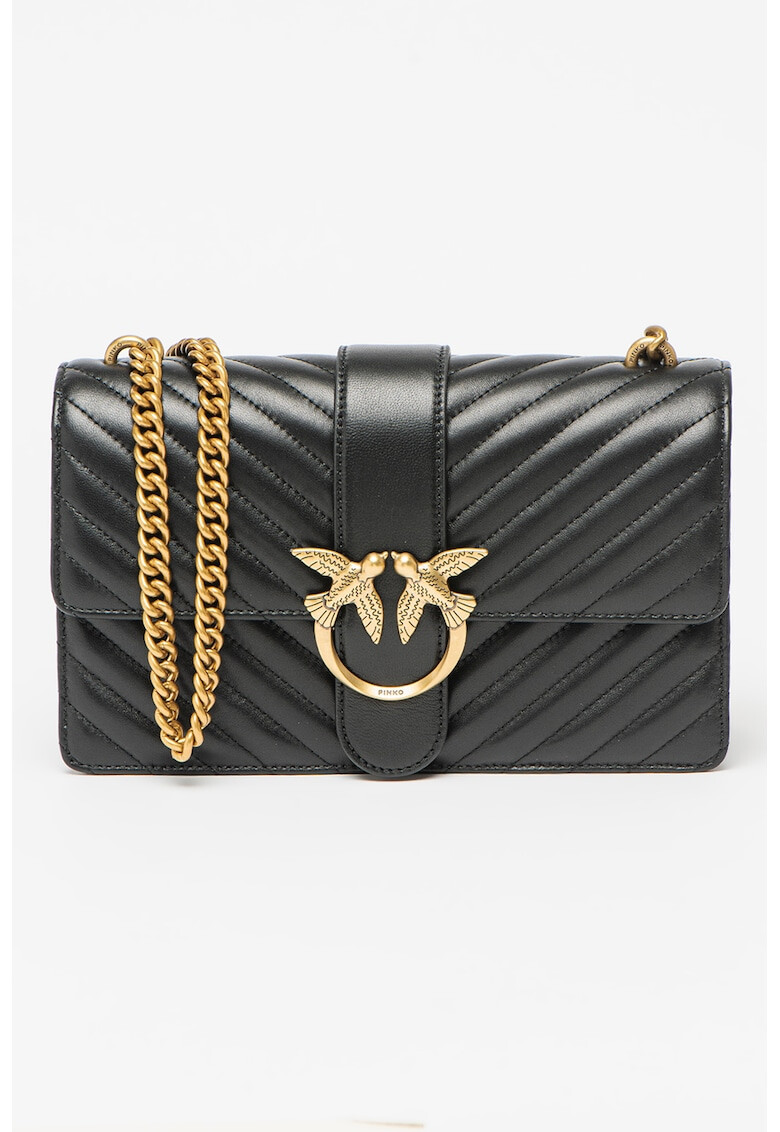 Pinko Кожена чанта Love Classic с капитониран ефект - Pepit.bg