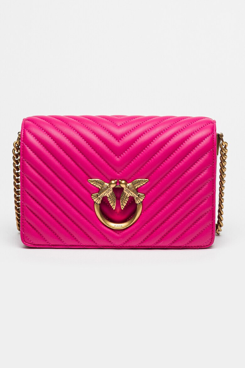 Pinko Кожена чанта Love Click Classic - Pepit.bg