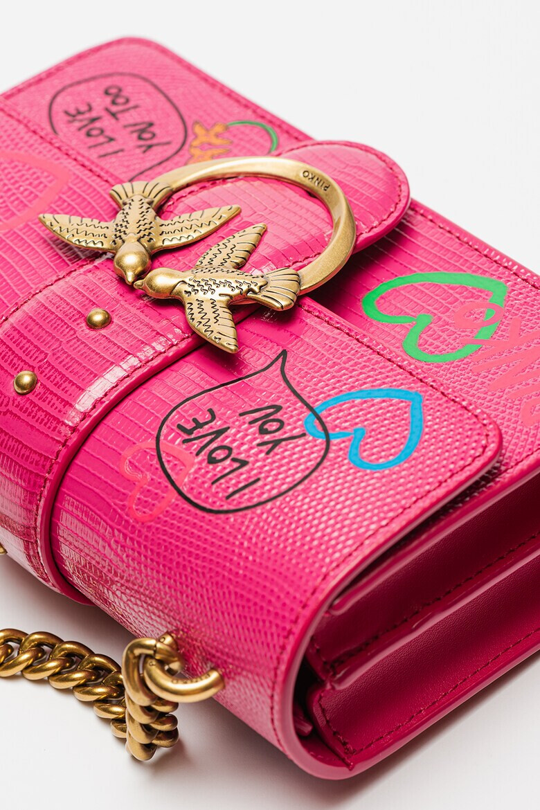 Pinko Кожена чанта Love Mini - Pepit.bg