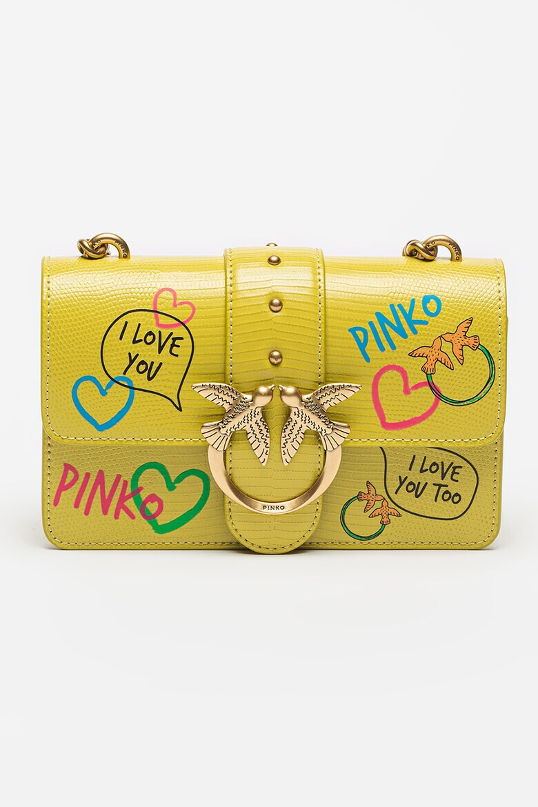 Pinko Кожена чанта Love Mini - Pepit.bg
