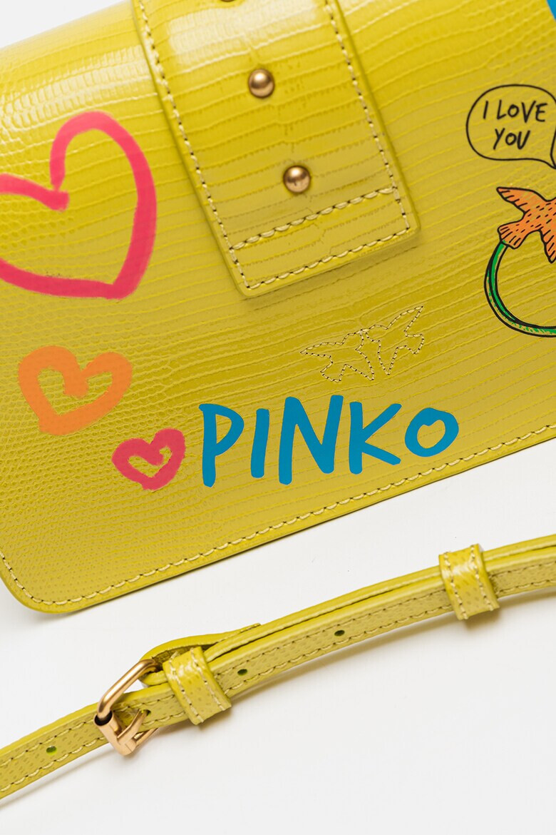 Pinko Кожена чанта Love Mini - Pepit.bg