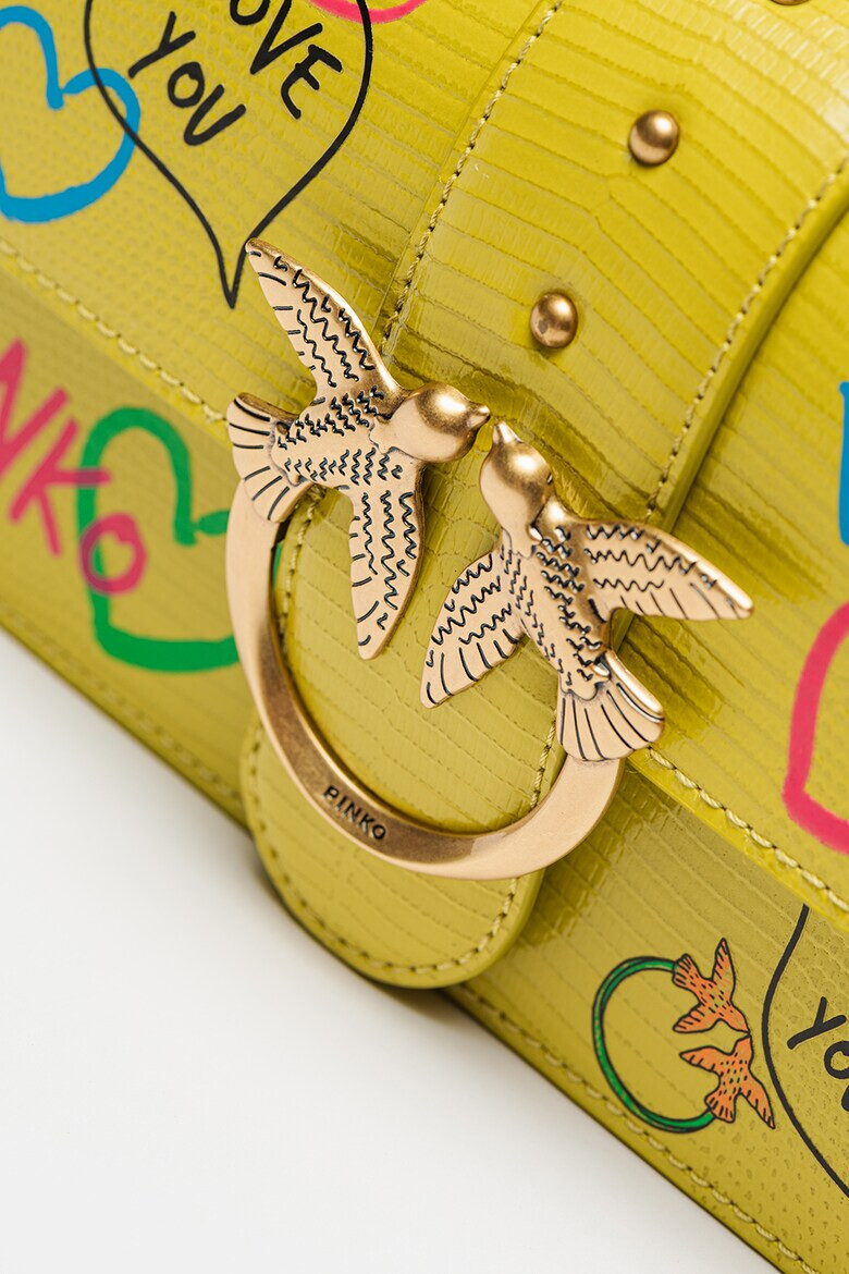 Pinko Кожена чанта Love Mini - Pepit.bg