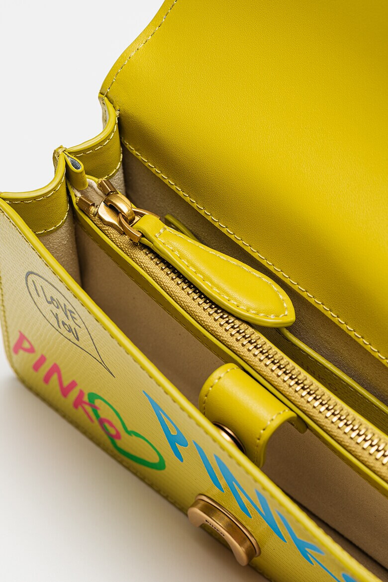 Pinko Кожена чанта Love Mini - Pepit.bg