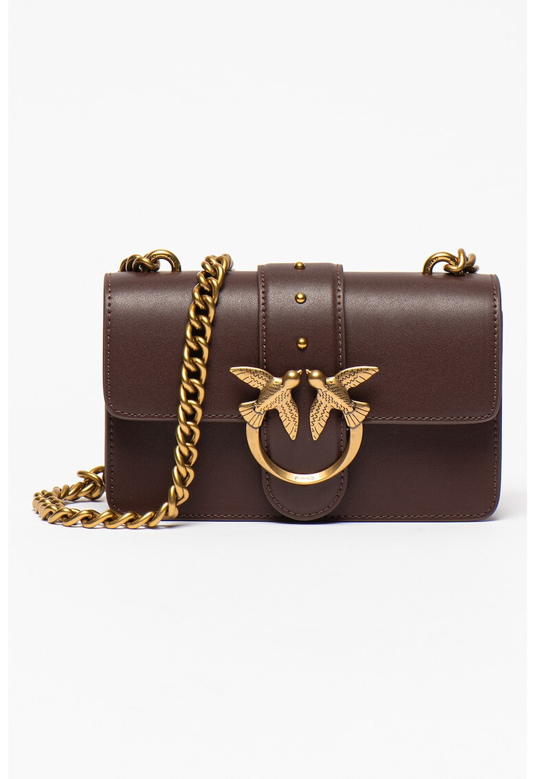Pinko Кожена чанта Love Mini Icon - Pepit.bg