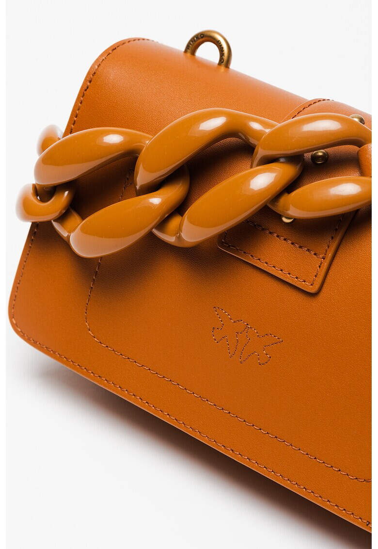Pinko Кожена чанта Love Mini Icon Summer - Pepit.bg