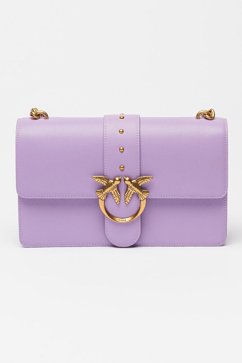 Pinko Кожена чанта през рамо Love One Classic - Pepit.bg