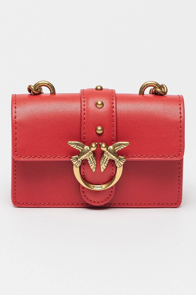Pinko Кожена чанта Love One Micro с капаче - Pepit.bg