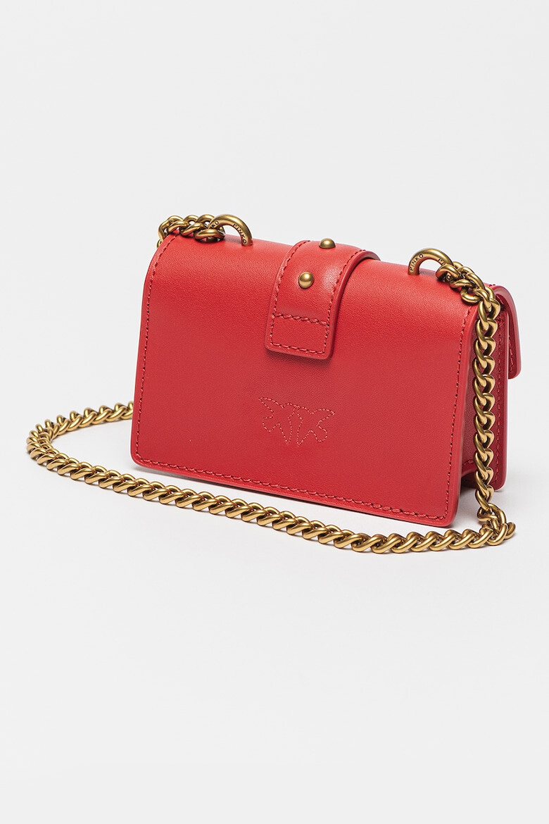 Pinko Кожена чанта Love One Micro с капаче - Pepit.bg