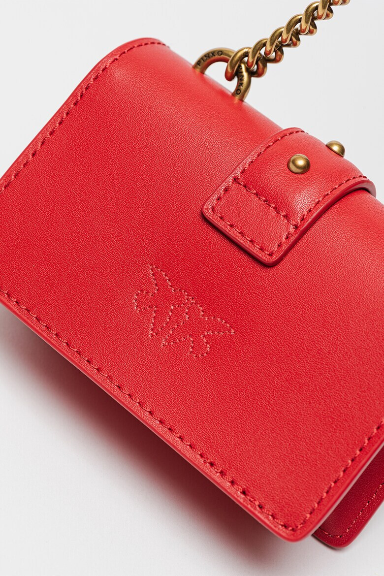 Pinko Кожена чанта Love One Micro с капаче - Pepit.bg