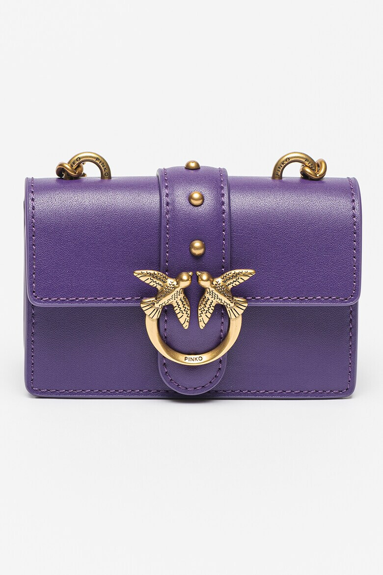 Pinko Кожена чанта Love One Micro с капаче - Pepit.bg