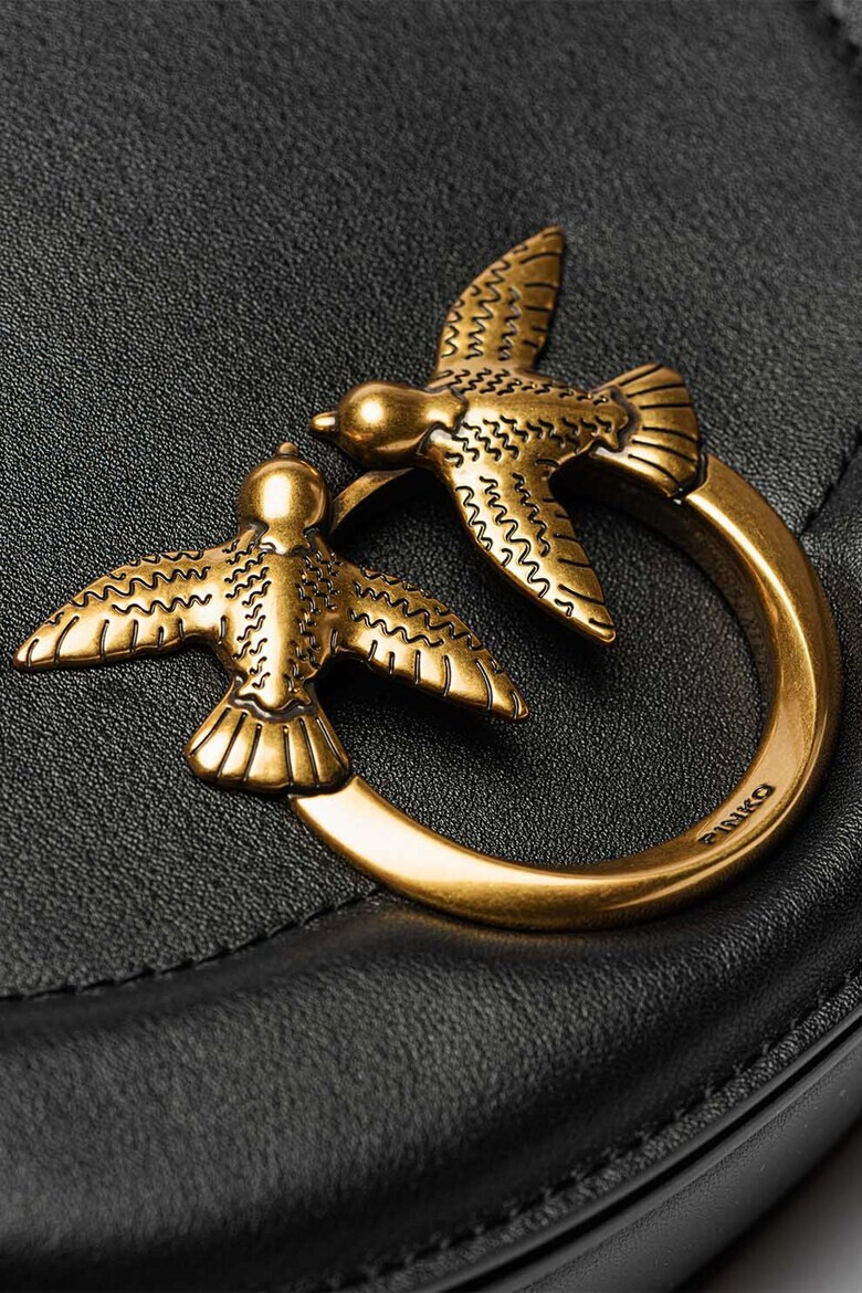 Pinko Кожена чанта Love Round Click Classic - Pepit.bg