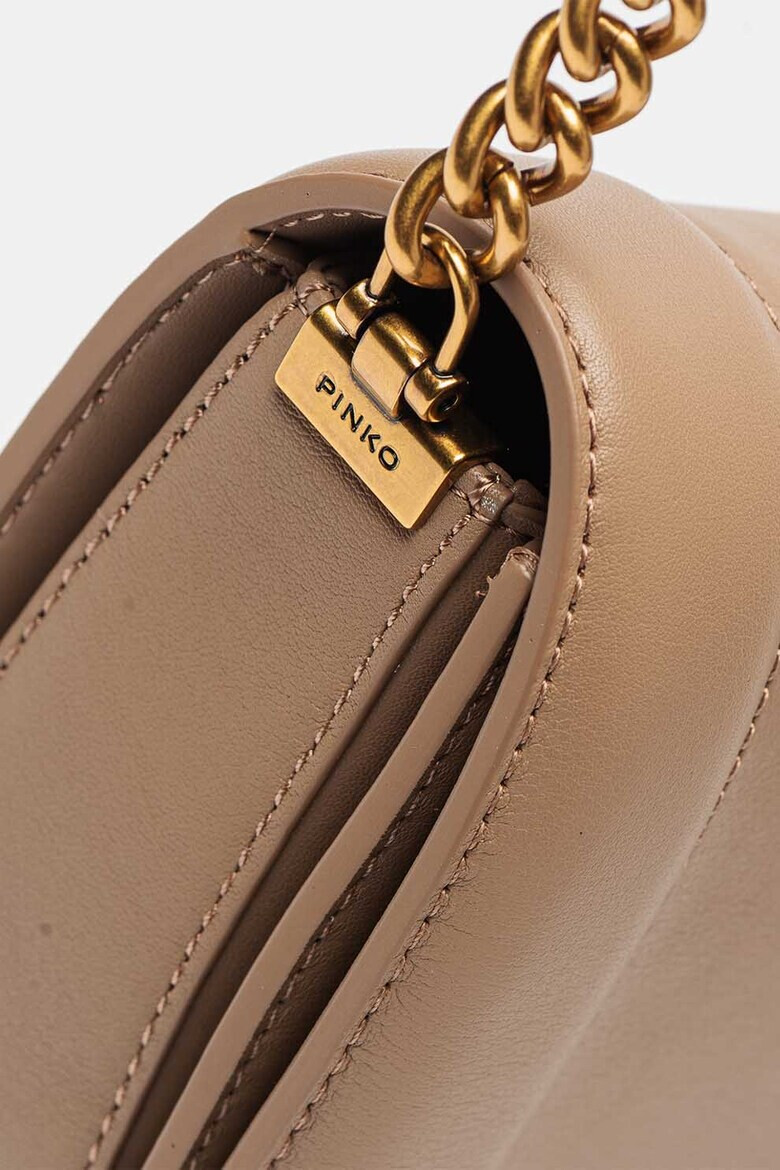 Pinko Кожена чанта Love Round Click Classic - Pepit.bg
