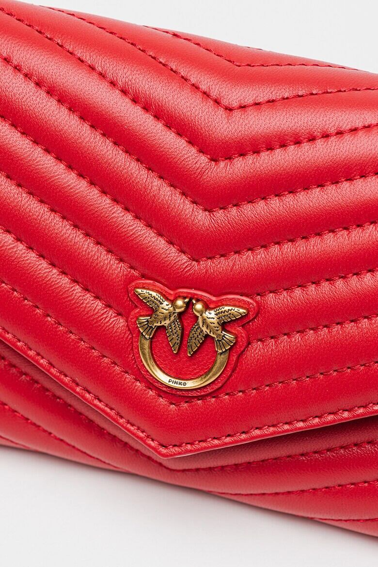 Pinko Кожено портмоне Compact с капаче - Pepit.bg