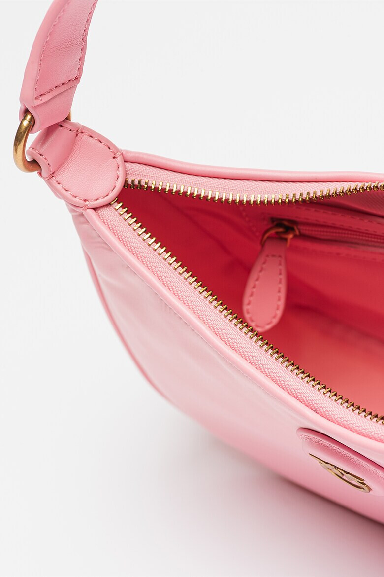 Pinko Малка чанта Half Moon от текстил - Pepit.bg