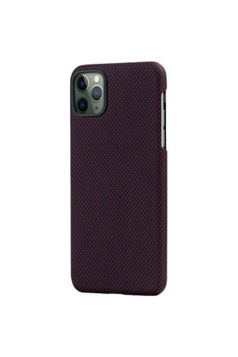 PITAKA Предпазен калъф MagEZ Plain Magnet за iPhone 11 Pro - Black-Red - Pepit.bg