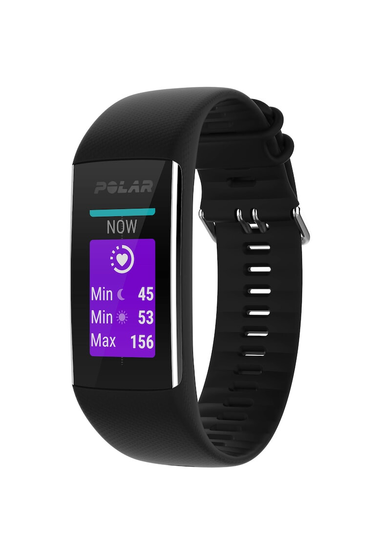 POLAR Фитнес гривна A370 HR Small Black - Pepit.bg