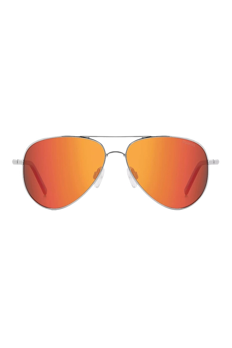 Polaroid Слънчеви очила Aviator - Бордо/Сребрист - Pepit.bg
