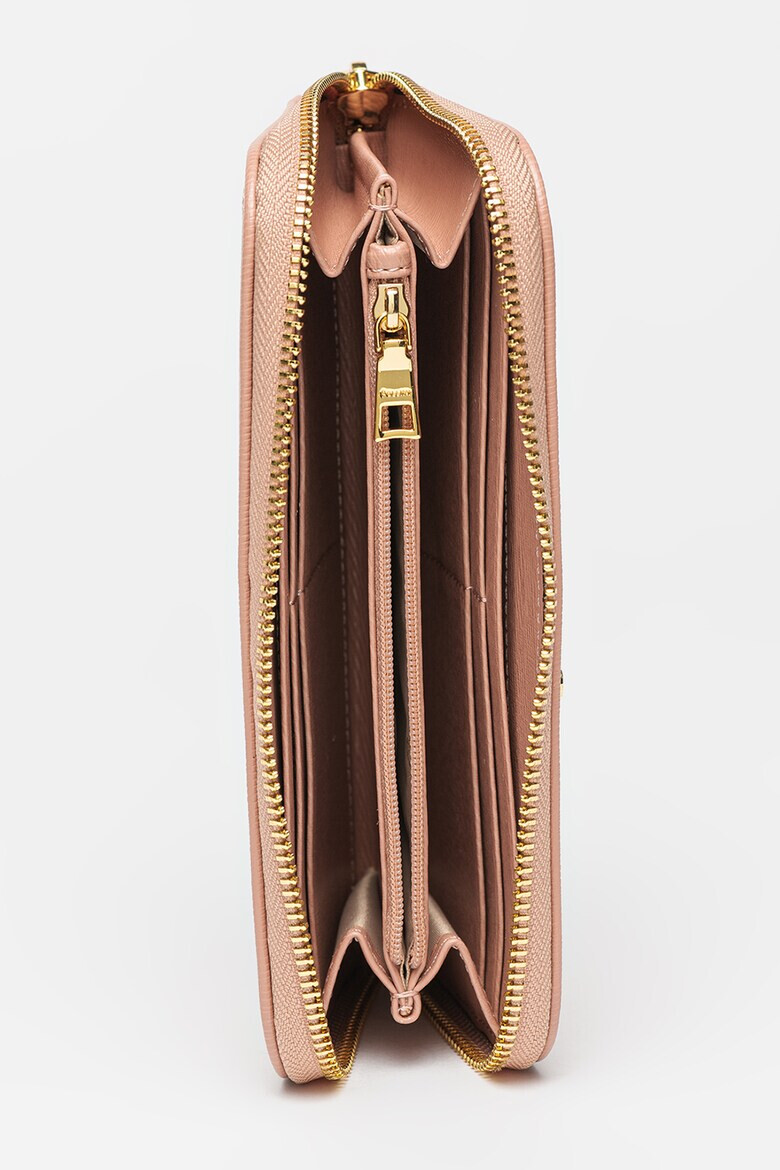 Pollini Портфейл с цип и лого - Pepit.bg