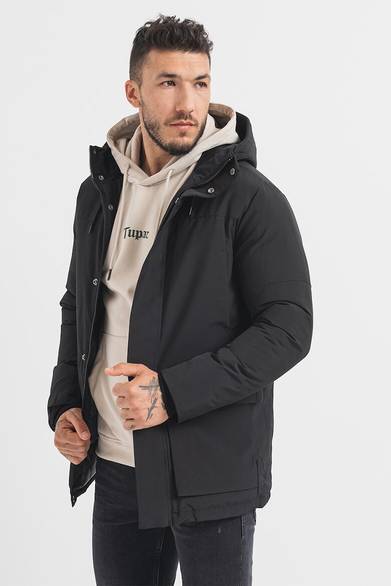 Produkt by Jack & Jones Зимно яке Ryan с качулка и пришити джобове - Pepit.bg