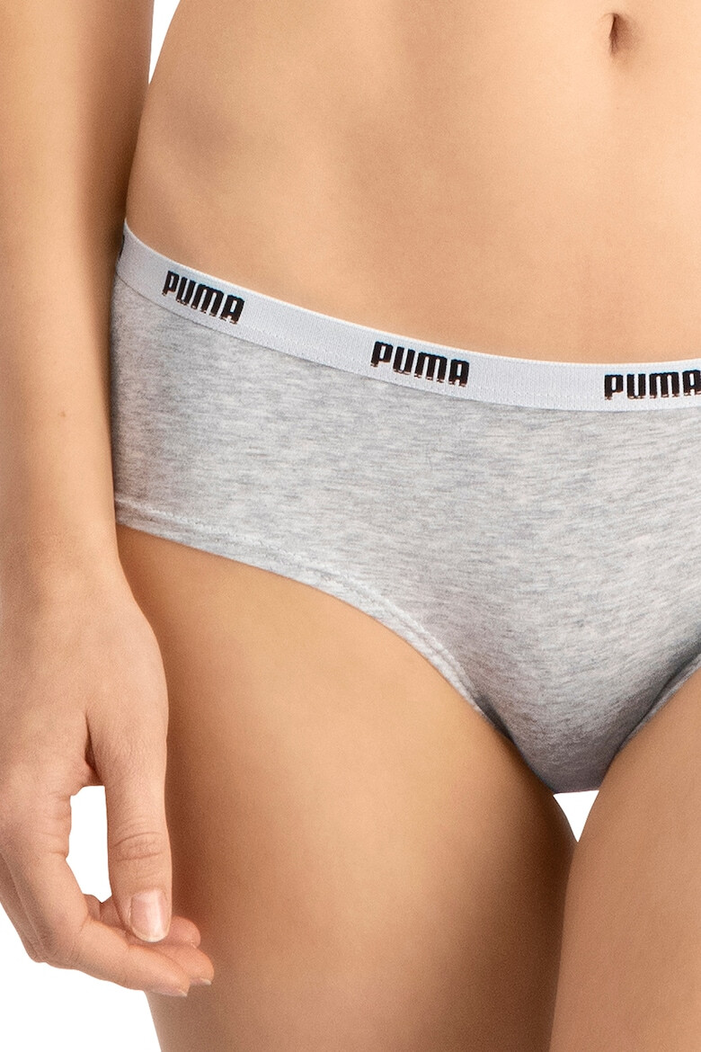 Puma Бикини тип хипстър с лого на талията - 2 чифта - Pepit.bg