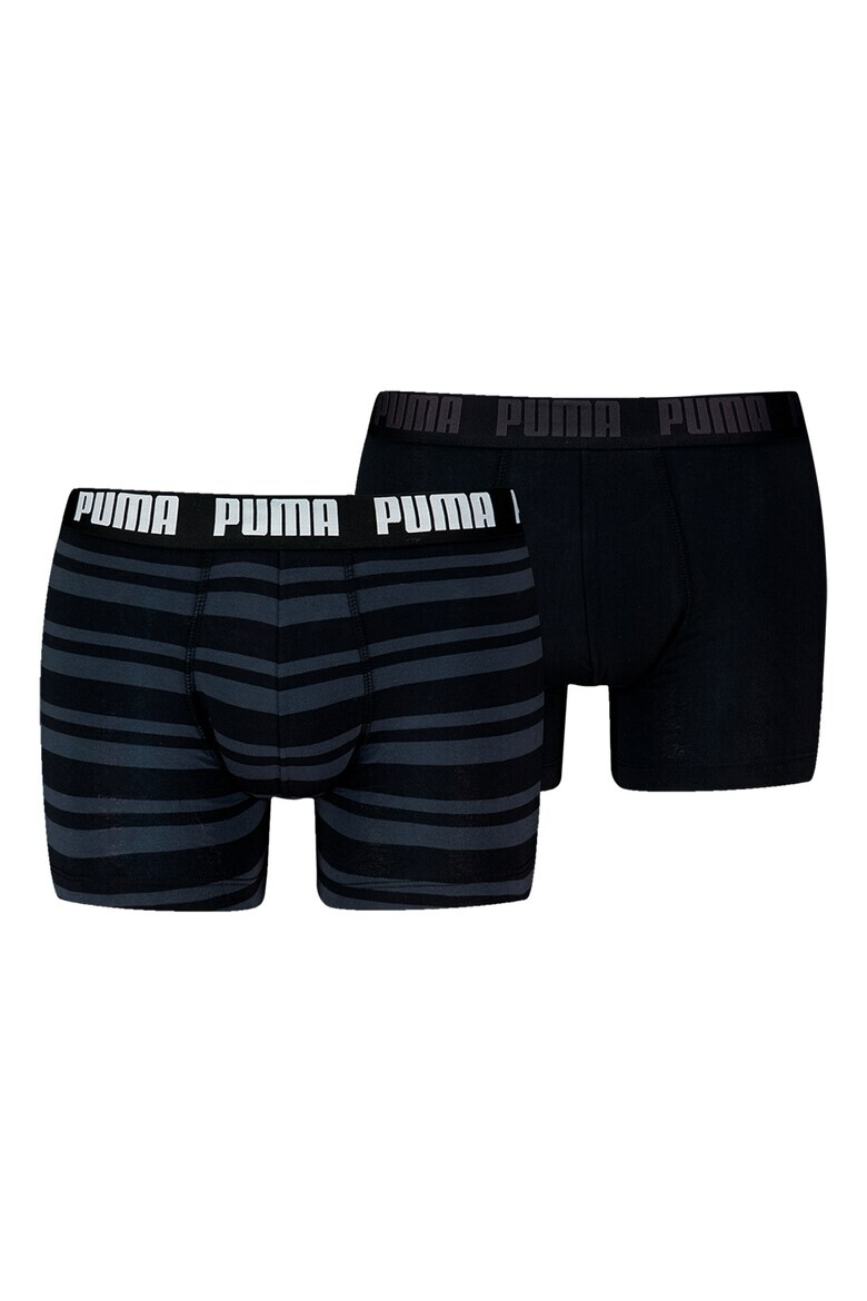 Puma Десенирани боксерки с памук - 2 чифта - Pepit.bg
